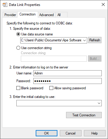 Selecting Database