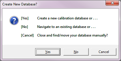 Database Not Found