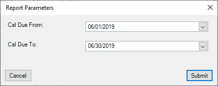 Report Parameters