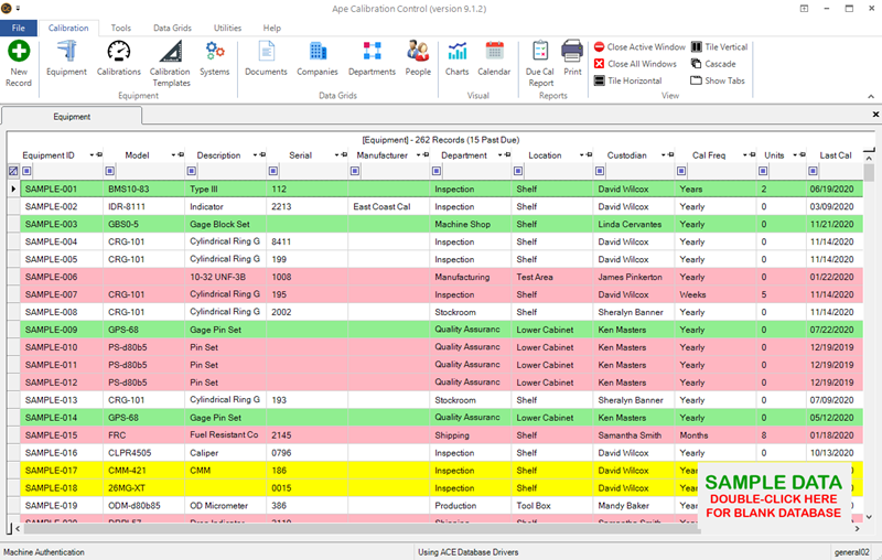 Calibration Control Version 9.1.x