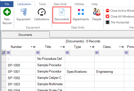 Documents Grid