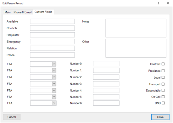 Custom Fields Edited