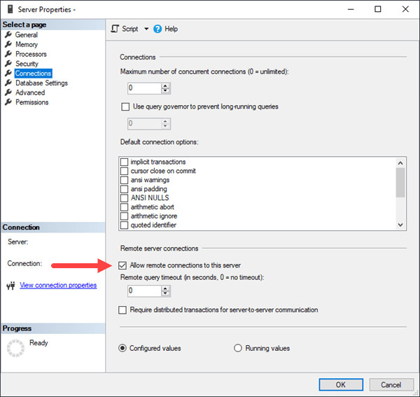 Allow Remote Connections To Sql Server | Calibration Control
